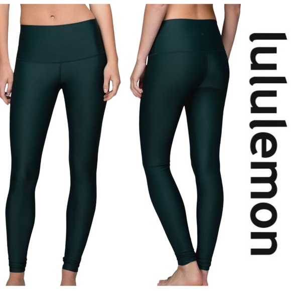 lululemon athletica Pants - Lululemon Shine Tight High Rise Roll Down